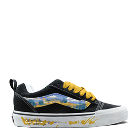 [ CUSTOM ] Knu Skool Artistic Pastel Black/Blue/Yellow
